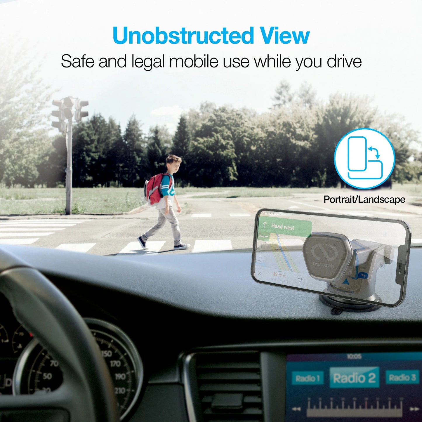 Naztech MagBuddy Elite Soporte para tablero - Naztech MagBuddy Elite Dash Mount