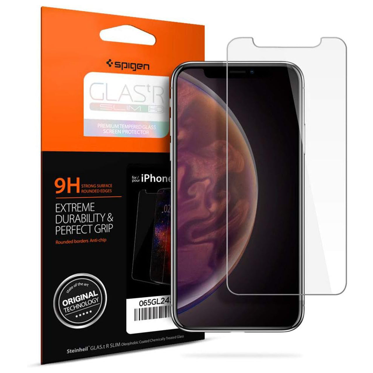 Spigen Protector de pantalla Glas TR para Apple iPhone XS Max - Spigen Glas TR Screen Protector for Apple iPhone XS Max
