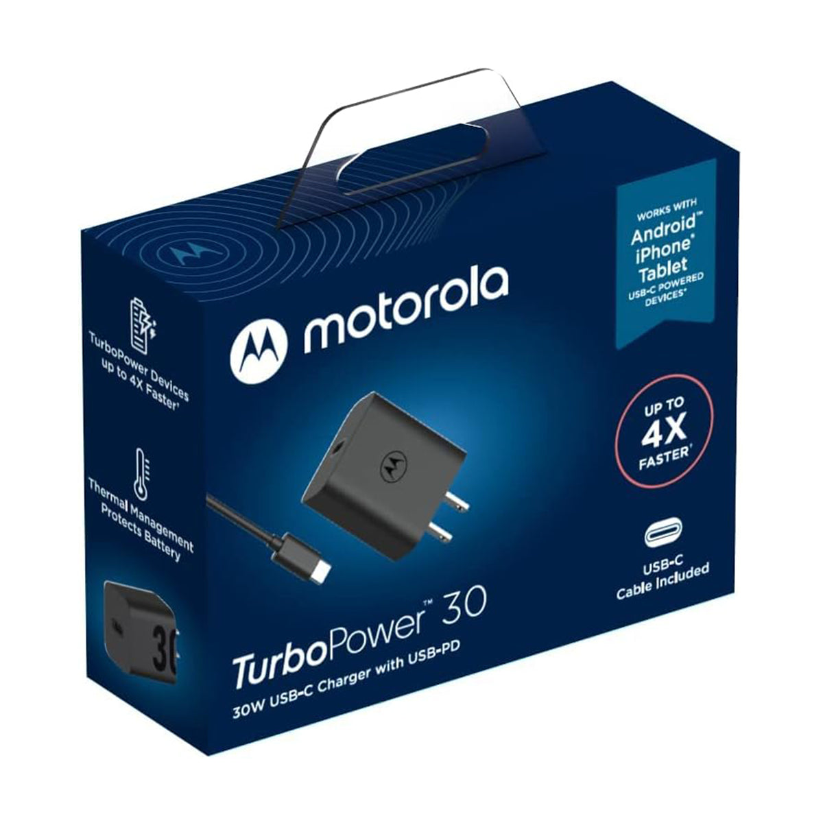 Motorola Turbopower 30 W Cargador Pared USB-C - Motorola Turbopower 30 –  decibelcell