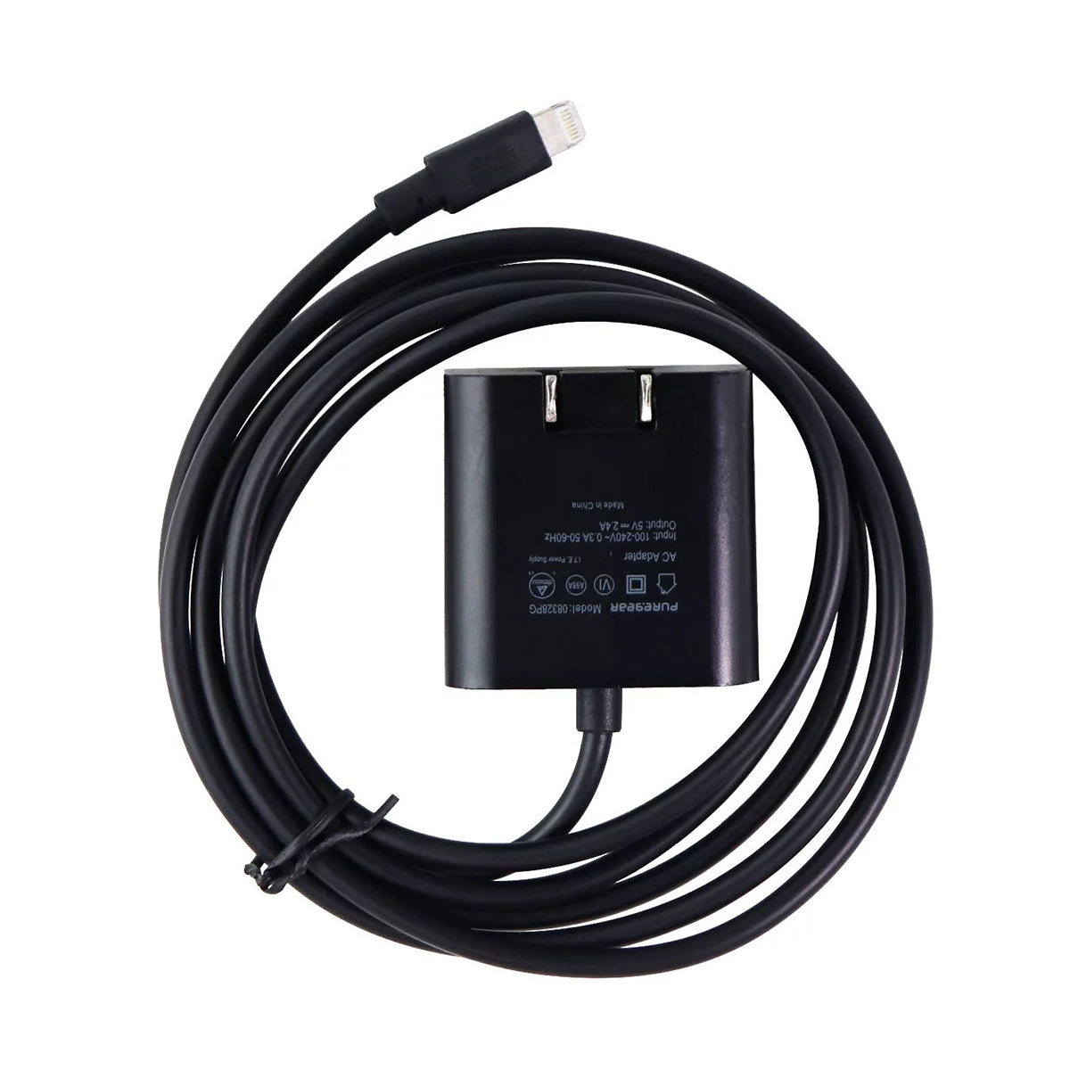 PureGear Cargador de pared Lightning de 12W - PureGear 12W Lightning Wall Charger