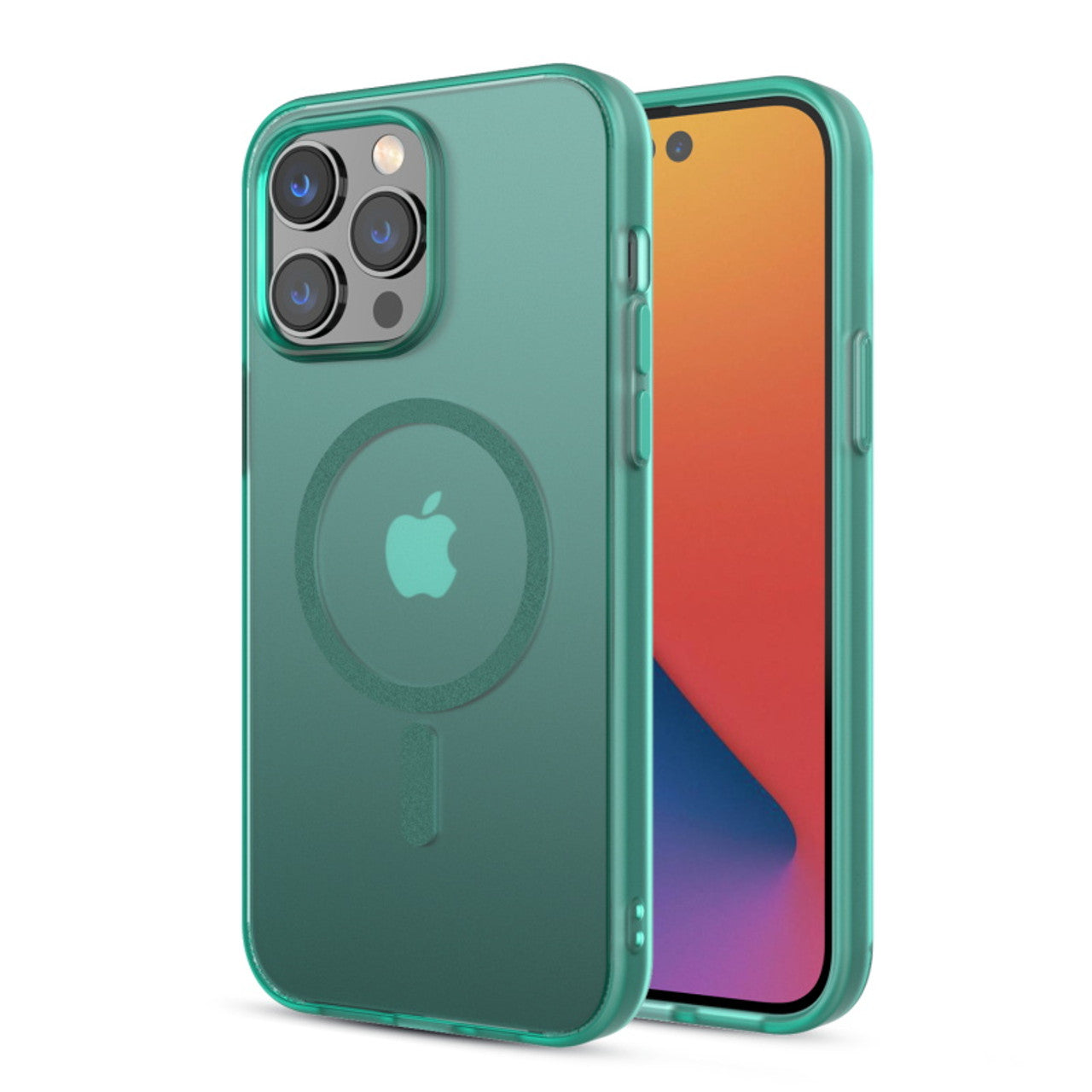 MyBat Pro Shade Series Funda para Apple iPhone 14 Pro Max 6/7 MagSafe - Menta - MyBat Pro Shade Series Case for Apple iPhone 14 Pro Max 6/7 MagSafe - Mint