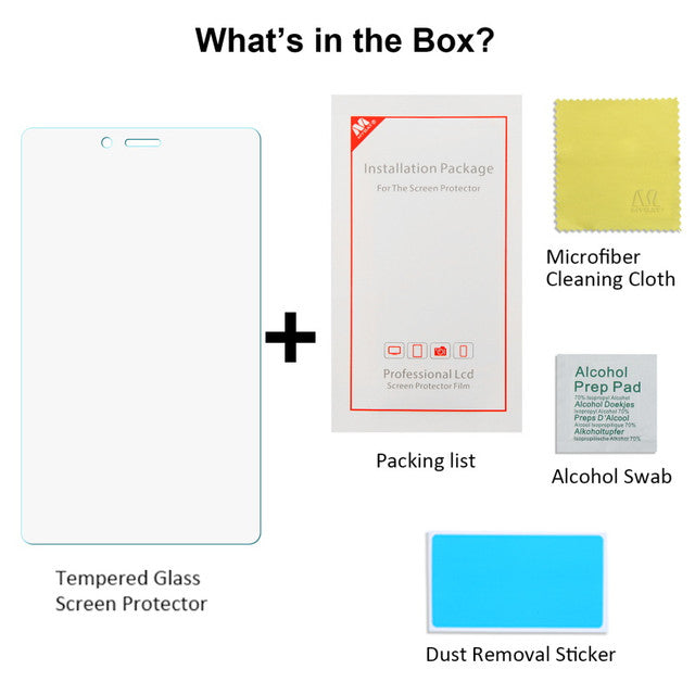 MyBat protector de pantalla de cristal templado para Samsung T290 Galaxy Tab A 8.0 2019 - MyBat tempered glass screen protector for Samsung T290 Galaxy Tab A 8.0 2019