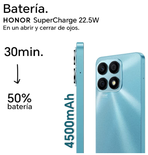 Honor X8A Teléfono inteligente 5G desbloqueado de fábrica de 128 GB - Honor X8A 128GB Factory Unlocked 5G Smartphone
