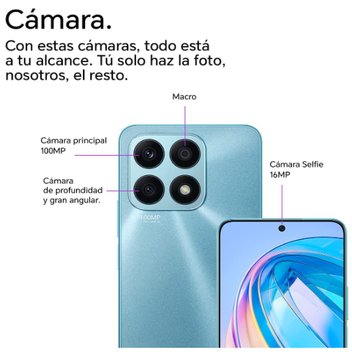 Honor X8A Teléfono inteligente 5G desbloqueado de fábrica de 128 GB - Honor X8A 128GB Factory Unlocked 5G Smartphone