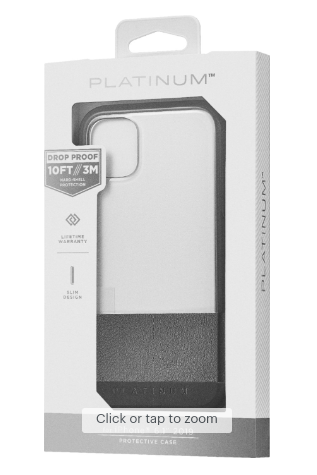 iPhone 11 Apple Estuche rígido platino - Platinum Hard Shell Case for Apple iPhone 11 (6359689)