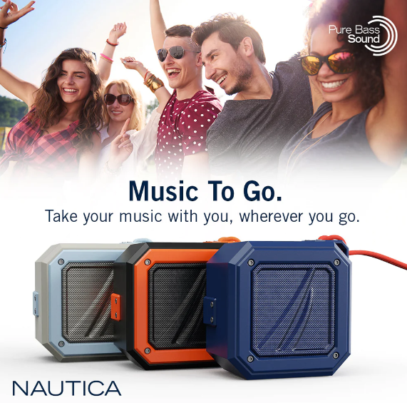 Náutica Altavoz Bluetooth portátil - Nautica Portable Bluetooth Speaker (BSP-001)