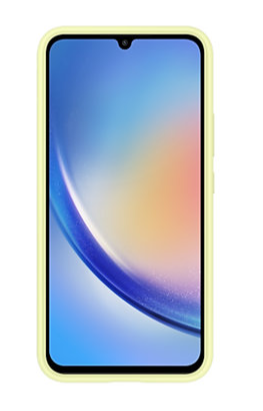 Samsung Funda con ranura para tarjeta Lime para Galaxy A34 5G