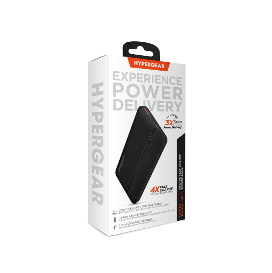 Batería externa 20W / 10000mAh, USB-C Power Delivery + 2x USB 3.0