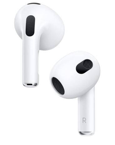 Apple AirPods (3.ª generación) con estuche de carga Lightning: sonido superior y conectividad perfecta