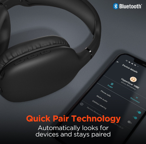 HyperGear Vibe Auriculares inalámbricos - sonido claro y diseño cómodo para una experiencia auditiva definitiva