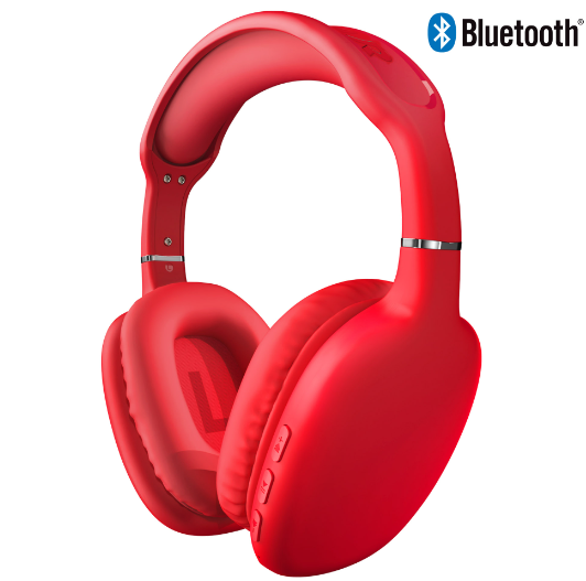 HyperGear VIBE Audífonos inalámbricos (rojos): sonido premium y comodidad mientras viaja con Bluetooth 4.2 y clasificación IPX4