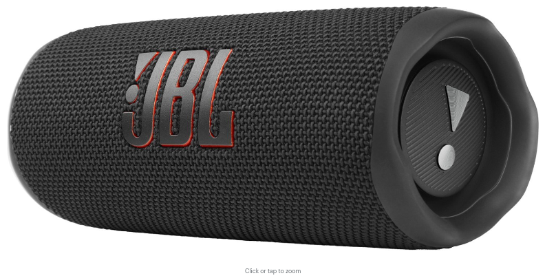 JBL Flip 6: Altavoz Bluetooth portátil resistente al agua en color blanco