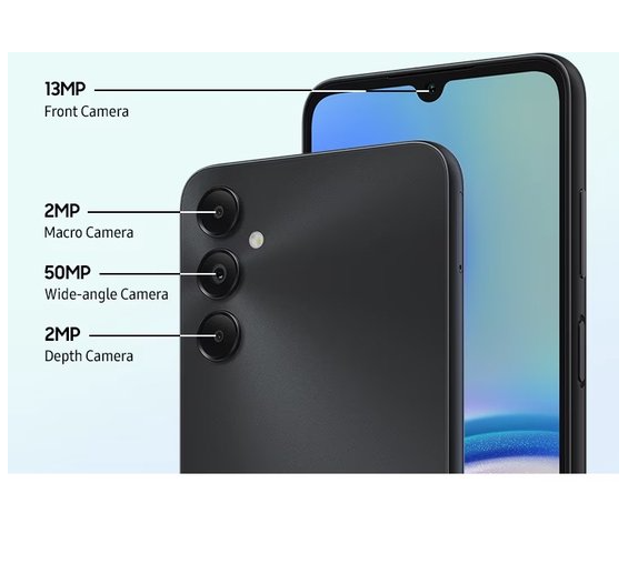 Samsung Galaxy A05s A057F/DS - Doble LTE, 128GB, 4GB RAM, Negro