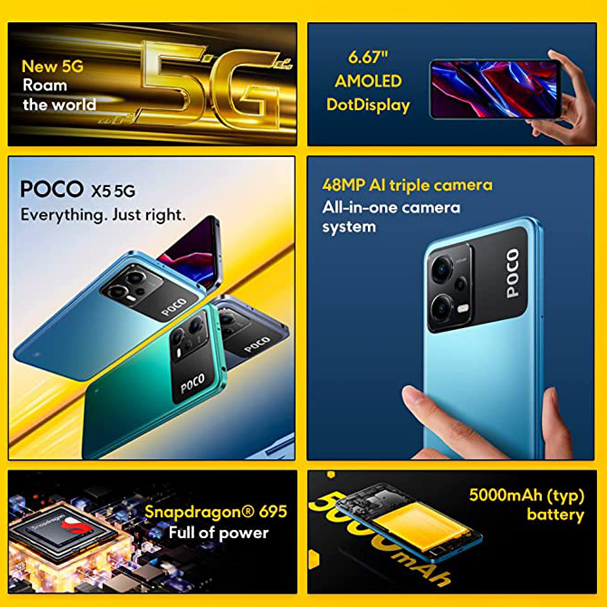 Xiaomi POCO X5 6GB 128GB - Telefono