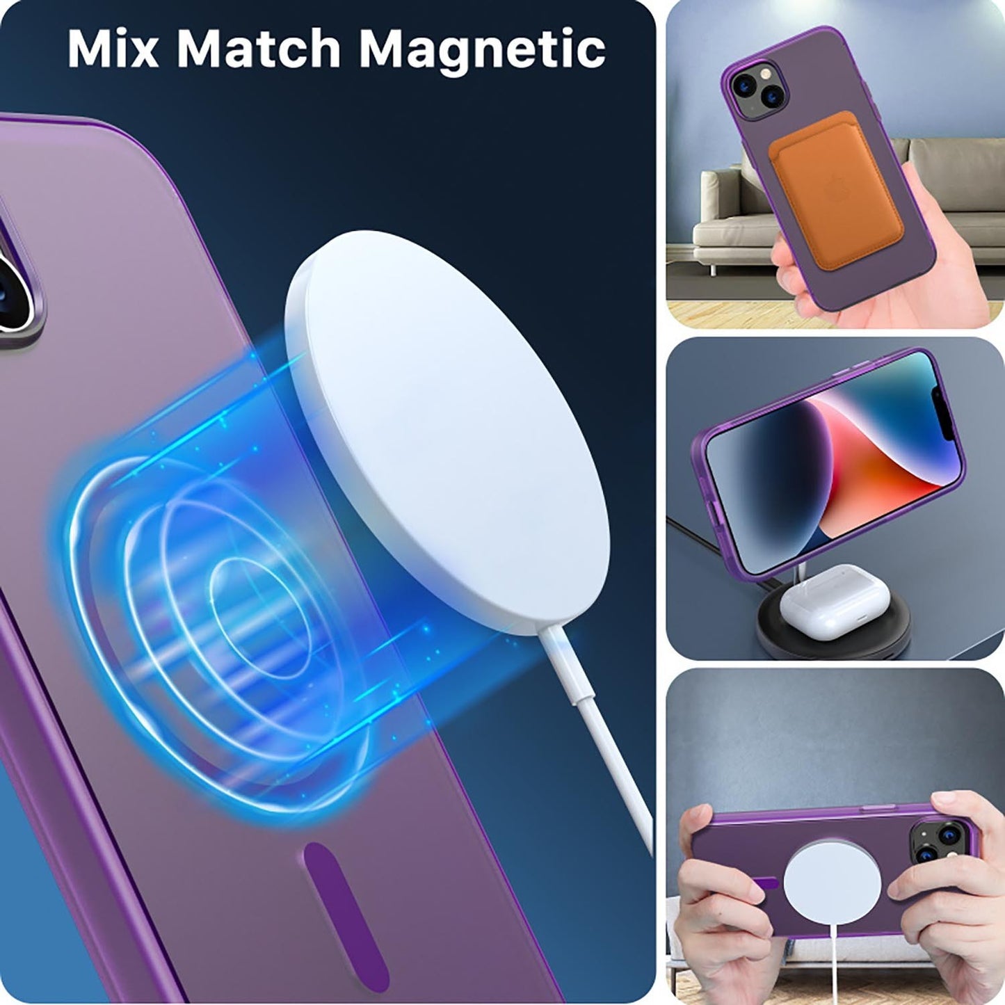 MyBat Estuche Pro Shade Series MagSafe para Apple iPhone 14 Pro Max - MyBat Pro Shade Series MagSafe Case for Apple iPhone 14 Pro Max