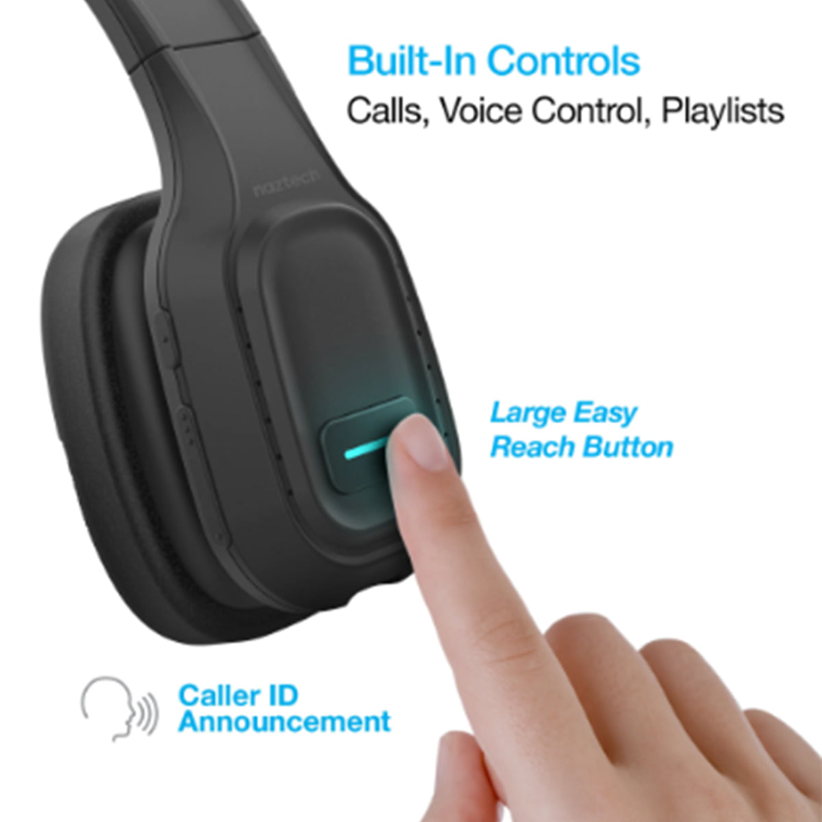 Naztech auriculares con cancelación de ruido NXT-700 - Naztech NXT-700 Noise Canceling Headphones