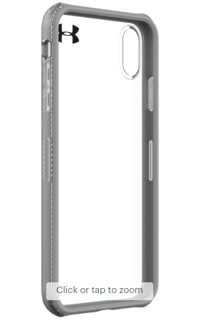 Under Armour Gear Estuche Protect Verge para Apple iPhone XS Max (gris/transparente) - Protect Verge Case for Apple iPhone XS Max (Grey/Transparent)