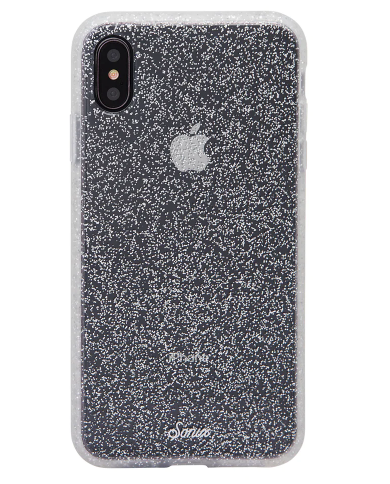 Sonix Capa transparente para iPhone XS Max (purpurina plateada) - Sonix Clear Cover for iPhone XS Max (Silver Glitter)