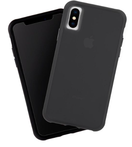Case-Mate Protector de pantalla para iPhone XS Max y estuche negro mate resistente - Case-Mate Screen Protector for iPhone XS Max and Rugged Matte Black Case