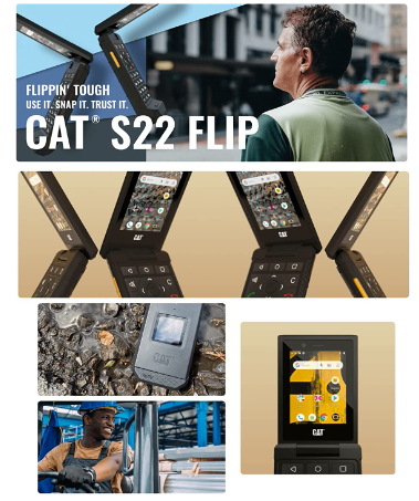 CAT S22 Flip 4G - Teléfono 2GB RAM 16GB ROM - CAT S22 Flip 4G - Phone 2GB RAM 16GB ROM