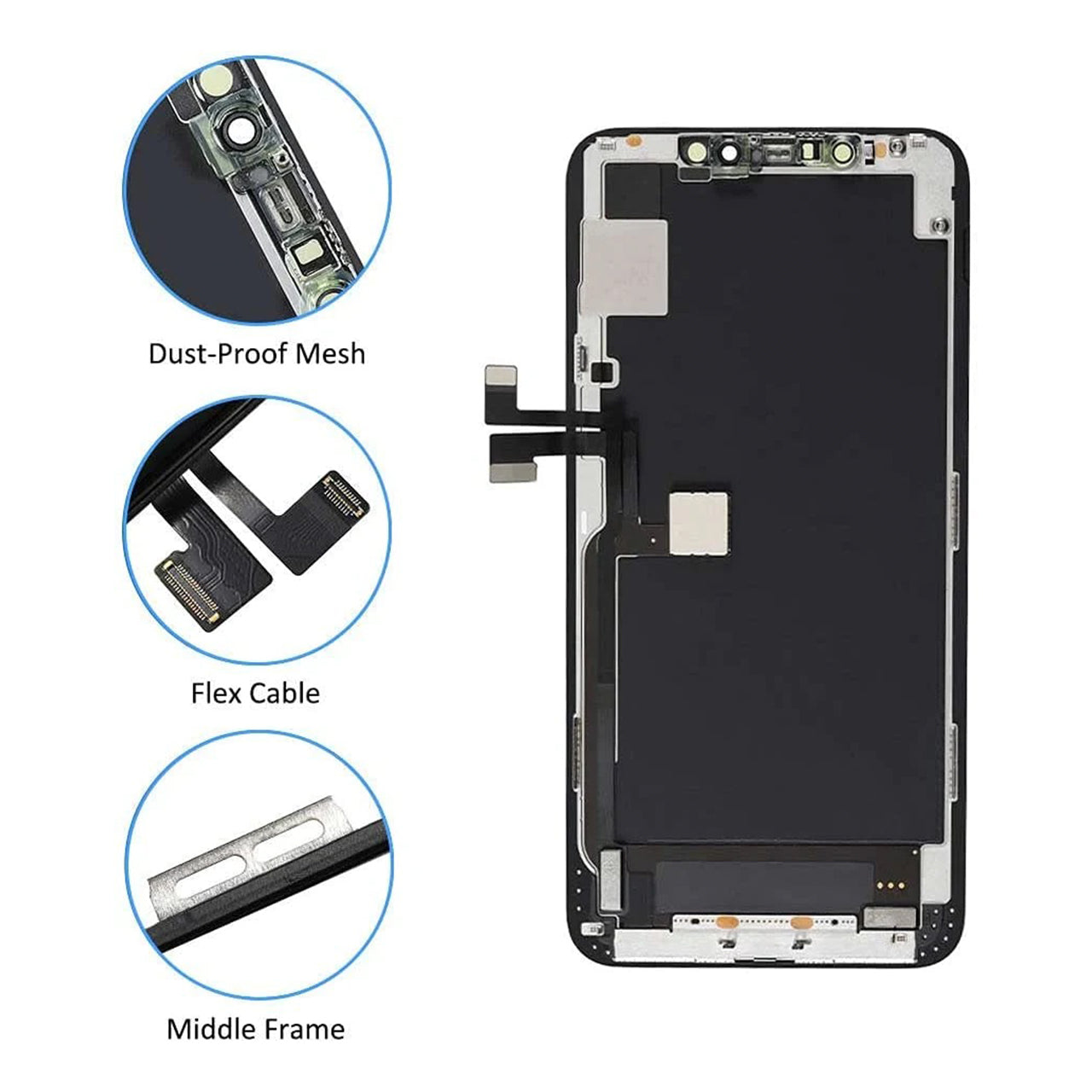 iPhone 11 Pro Max reemplazo de pantalla LCD con digitalizador - Apple iPhone 11 Pro Max LCD Screen Replacement with Digitizer