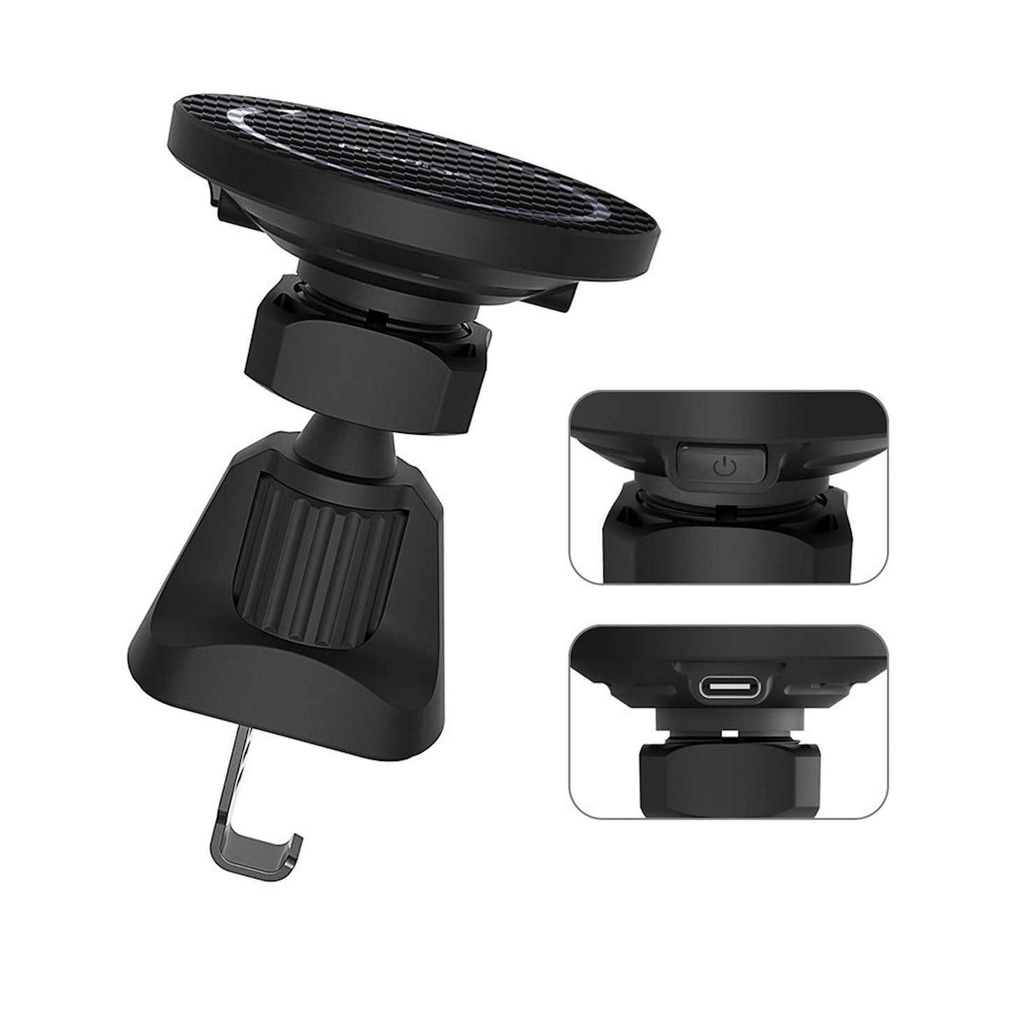 Magneteek Soporte Prodigee para carro - Compatibilidad Universal/Ajustable/Operación una Mano - Magneteek Car Mount