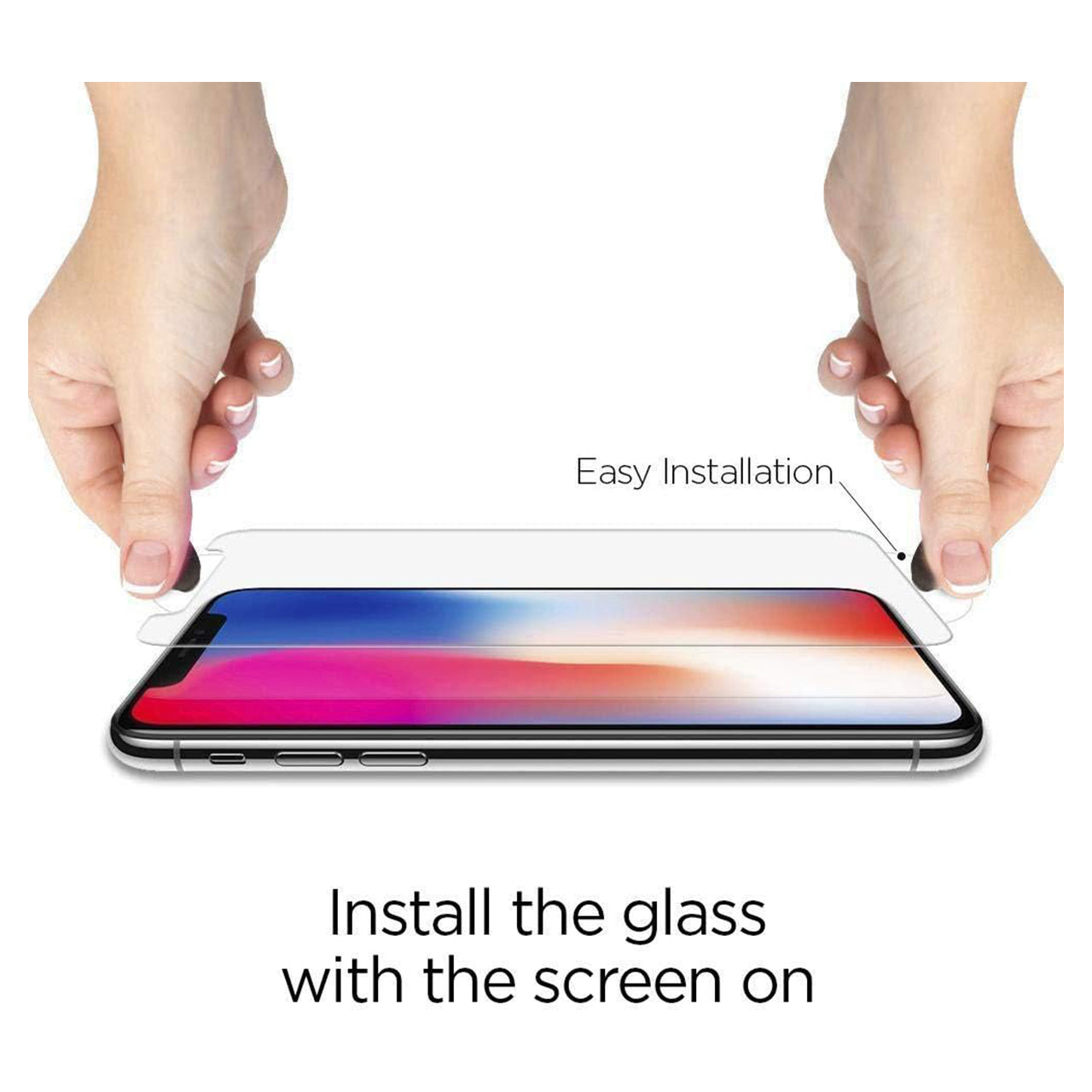 Spigen Protector de pantalla Glas TR para Apple iPhone XS Max - Spigen Glas TR Screen Protector for Apple iPhone XS Max
