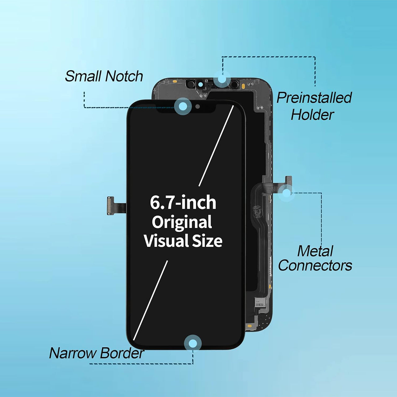 iPhone 12 Pro Max Reparacion de pantalla LCD – iPhone 12 Pro Max LCD Screen Replacement (A2411, A2342, A2410)