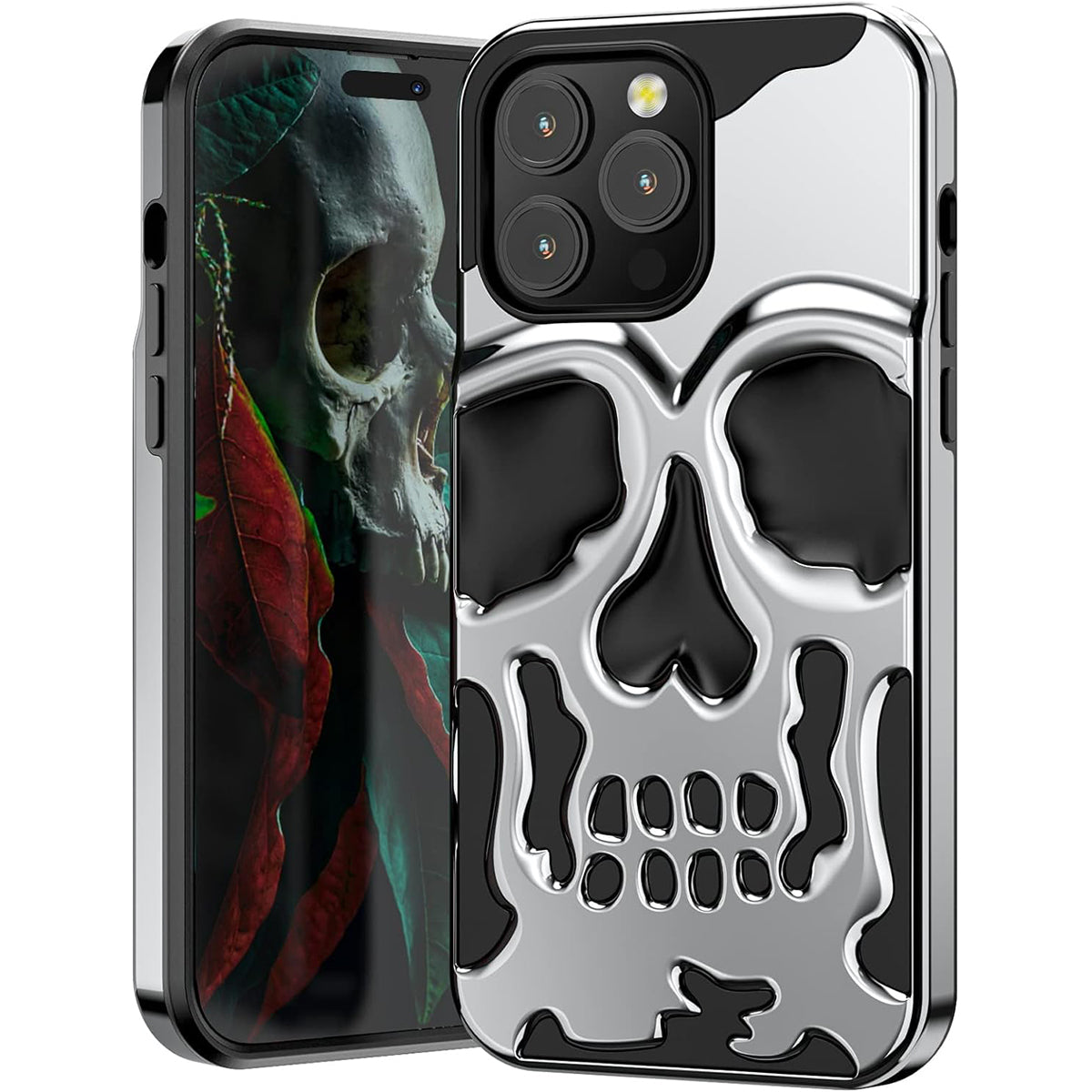 MyBat Pro Skullcap Funda protectora híbrida para Apple iPhone 14 Pro 6.1