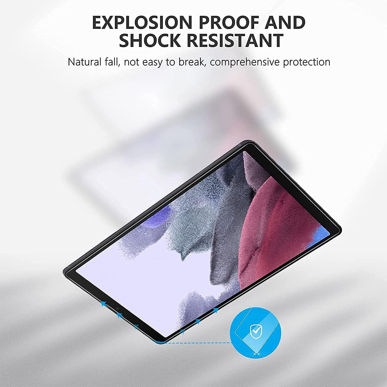 SPARIN  Protector Samsung Galaxy Tab A 8.4 Pulgadas 2020 Tablet - Protector de Pantalla de Vidrio Templado (Sin Burbujas, Dureza 9H) - SPARIN Protector Samsung Galaxy Tab A 8.4 Inch 2020 Tablet - Tempered Glass Screen Protector (Bubble Free, 9H Hardness)