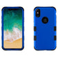 MYBAT Titanio azul oscuro/negro TUFF Hybrid Phone Protector Cover para Apple iPhone XS Max - MYBAT Titanium Dark Blue/Black TUFF Hybrid Phone Protector Cover for Apple iPhone XS Max