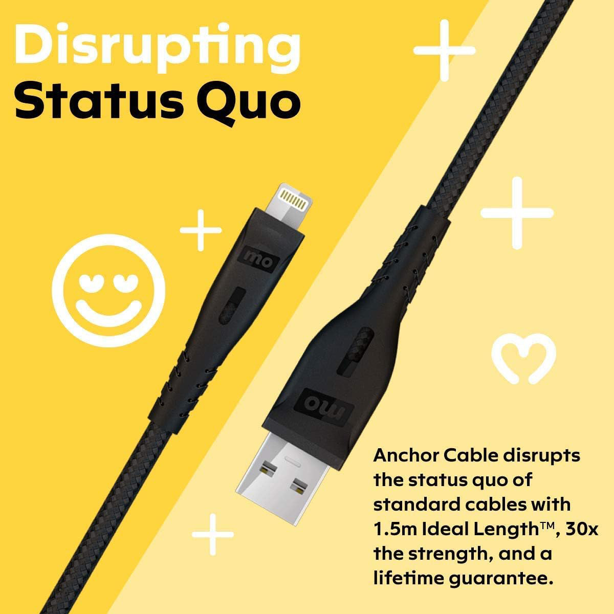 Anchor Apple MFi Certified USB Lightning Cable - Cable Lightning USB con certificación Anchor Apple MFi