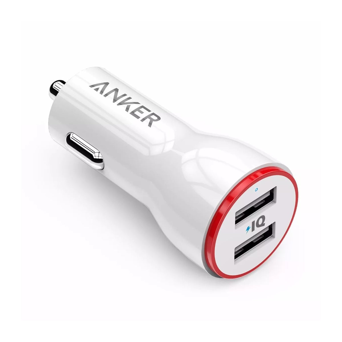 Anker PowerDrive 2 USB-A a Lightning (blanco) Cargador de Vehículo - Anker PowerDrive 2 USB-A to Lightning (White) Vehicle Charger