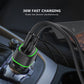 EA15-BK 36W FAST CAR CHARGER 18W PD+18W QC -ESoulk Cargador de Coche Rápido 36W - PD 18W y QC 18W - Doble USB - Protecciones Integradas