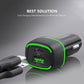 EA15-BK 36W FAST CAR CHARGER 18W PD+18W QC -ESoulk Cargador de Coche Rápido 36W - PD 18W y QC 18W - Doble USB - Protecciones Integradas