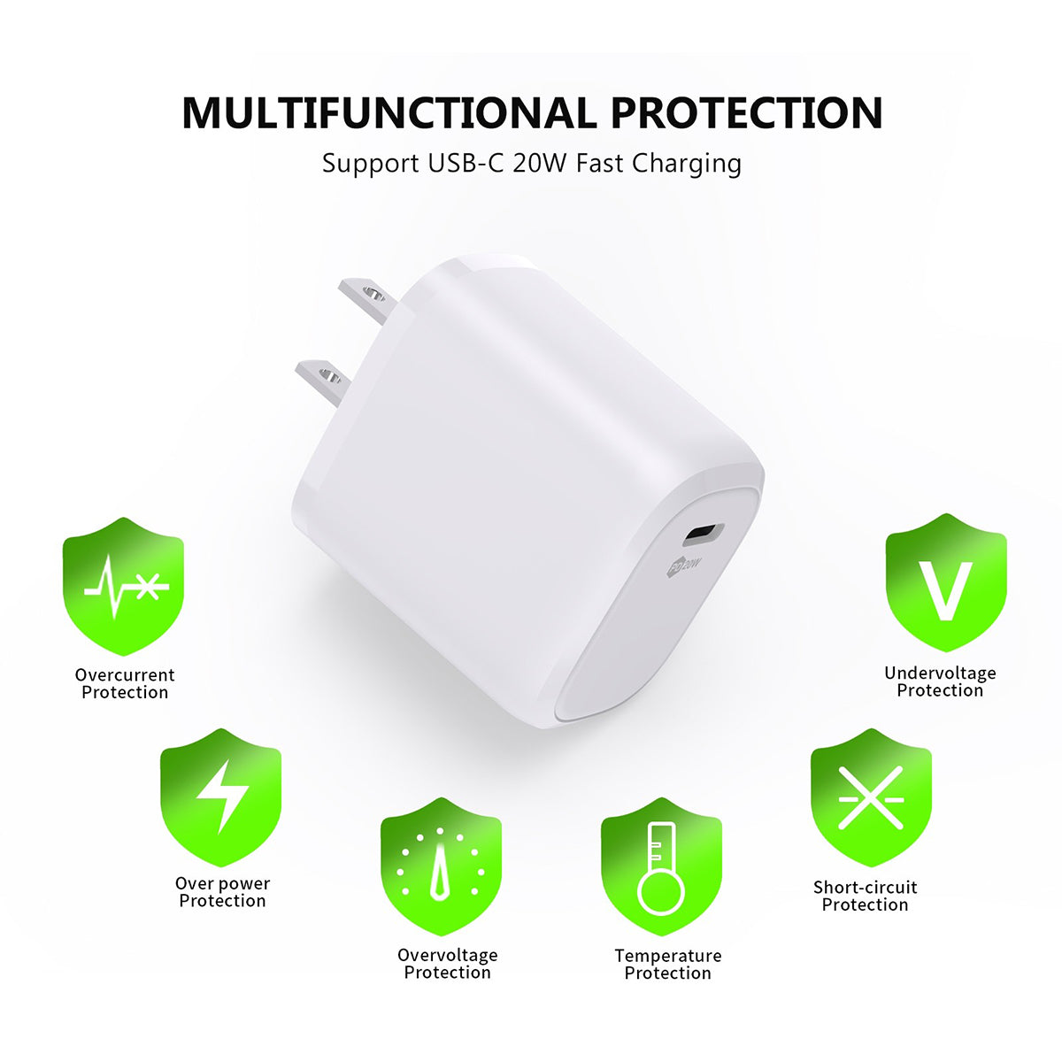 EA17-WH 20W PD Wall Adapter - ESoulk adaptador de pared PD 20W