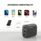 EA18-BK 40W Dual PD+QC Fast Wall Charger - ESoulk Rápido 40W Dual PD+QC Cargador de Pared