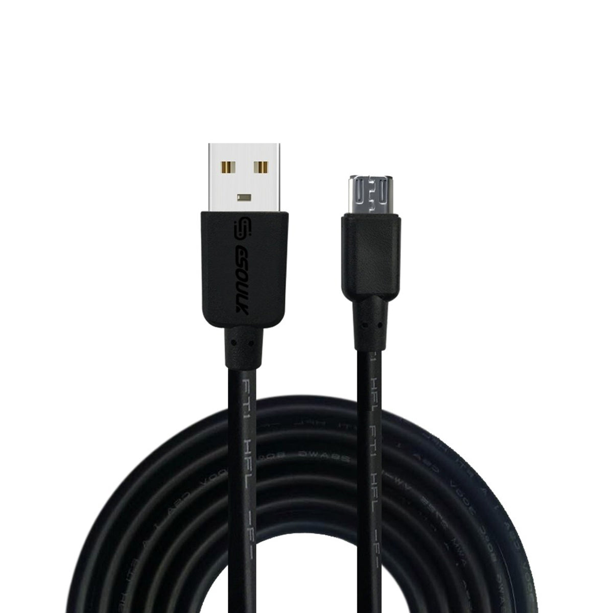 EC30P-MU-BK Esoulk 5FT Round Cable For V9 - Cable de Carga Rápido ESOULK EC30P V9 para iPhone/iPad/iPod
