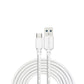EC30P-TPC-WH Esoulk 5FT Round Cable For Type-C - ESoulk cable de carga rápida USB Tipo C