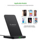 EW03PBK: QI 10W Vertical Double Coil Wireless Fast Charger - ESoulk QI 10W Cargador Inalámbrico Vertical Doble Bobina (EW03PBK)