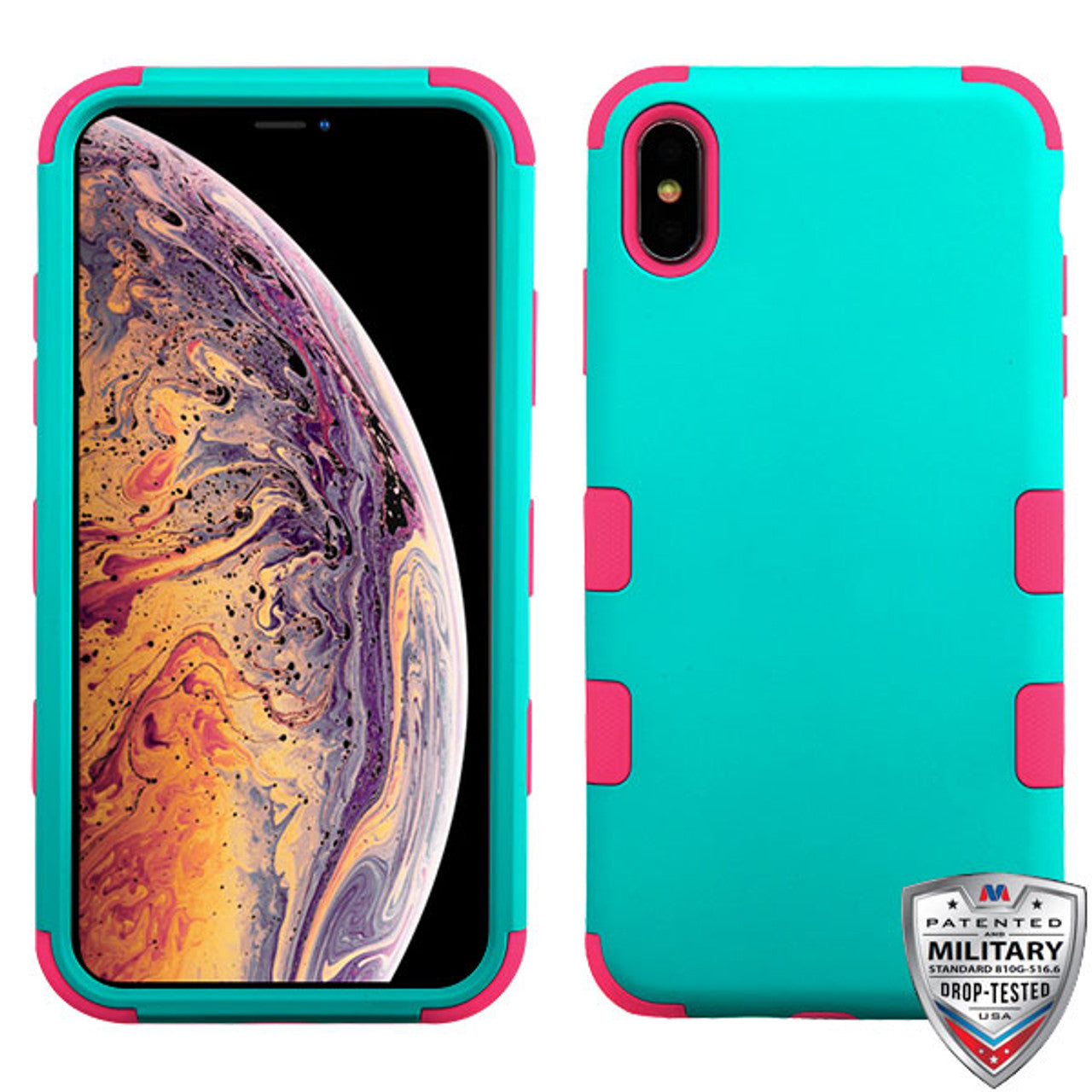 MyBat Funda protectora híbrida Tuff para Apple iPhone XS Max - MyBat Tuff Hybrid Protective Case for Apple iPhone XS Max