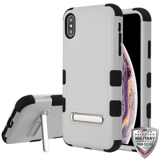 MyBat  Estuche protector Apple iPhone XS Max con placa magnética - Certificado de grado militar - MyBat Apple iPhone XS Max Protective Case with Magnetic Plate - Military Grade Certified