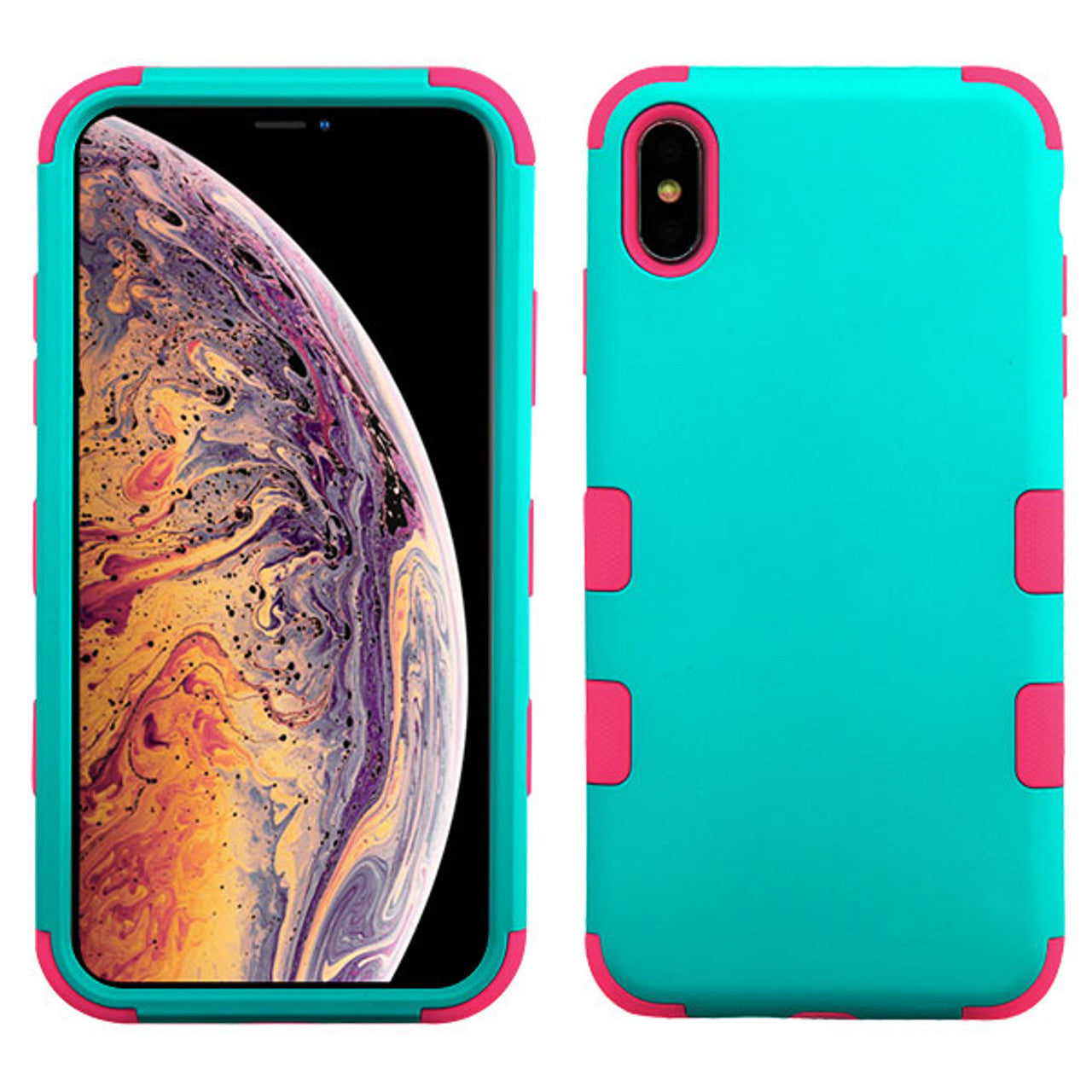 MyBat Funda protectora híbrida Tuff para Apple iPhone XS Max - MyBat Tuff Hybrid Protective Case for Apple iPhone XS Max