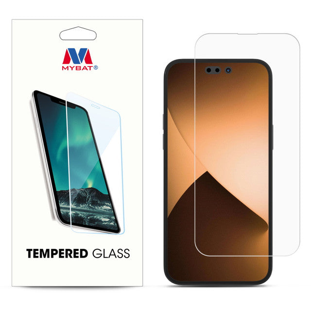 MyBat Protector de pantalla de vidrio templado 2.5D para Apple iPhone 14 Pro 6.1 (transparente) - MyBat 2.5D Tempered Glass Screen Protector for Apple iPhone 14 Pro 6.1 (Clear)