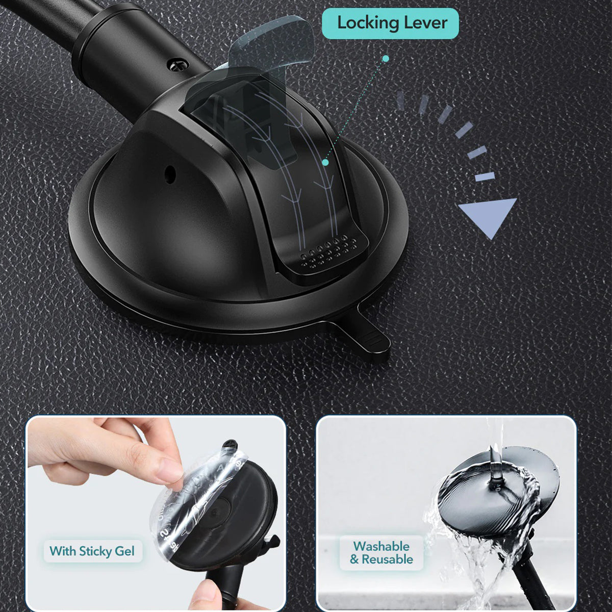 MPOW 154AB Soporte Magnético para Teléfono para Automóvil: Llamadas y Visualización Seguras - MPOW 154AB Magnetic Car Phone Holder - Safe Calling and Viewing