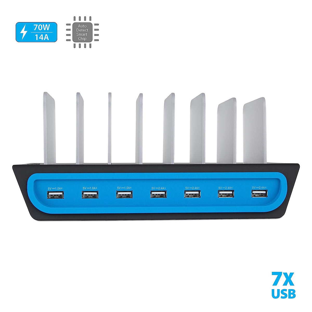 Naztech Power Hub 7 Puertos - Naztech Power Hub 7 Ports