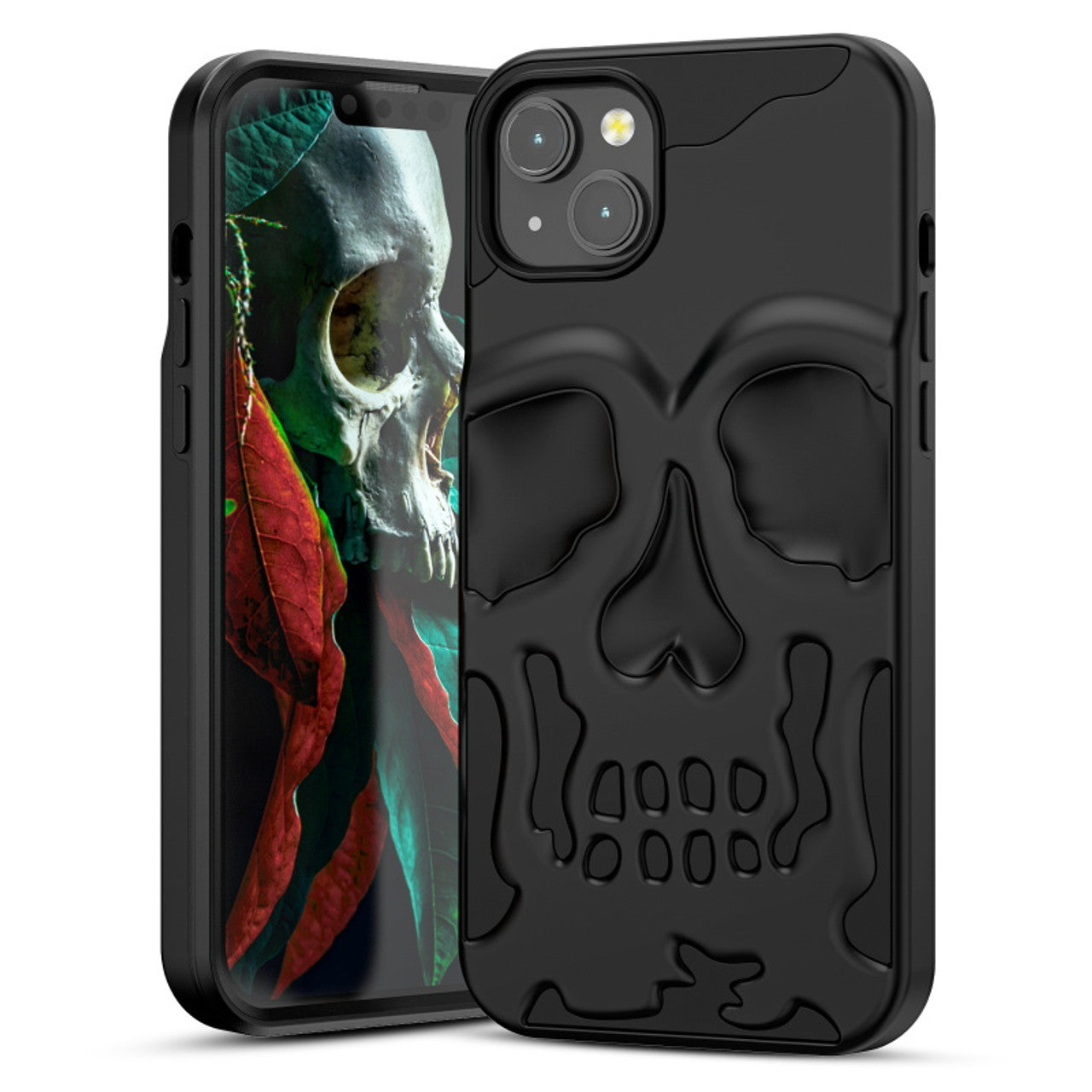 MyBat Pro Skullcap Funda protectora híbrida para Apple iPhone 14/6/1 y 13/6/1