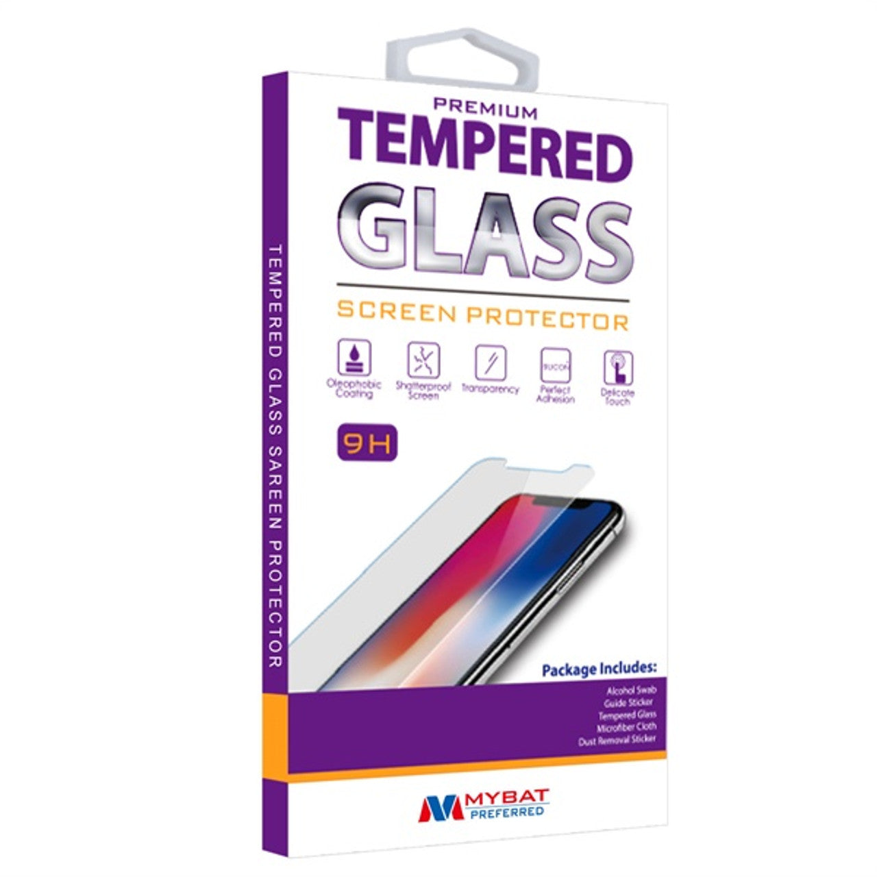 MyBat Protector de pantalla de vidrio templado para Samsung Galaxy A50/A20 - MyBat Tempered Glass Screen Protector for Samsung Galaxy A50/A20