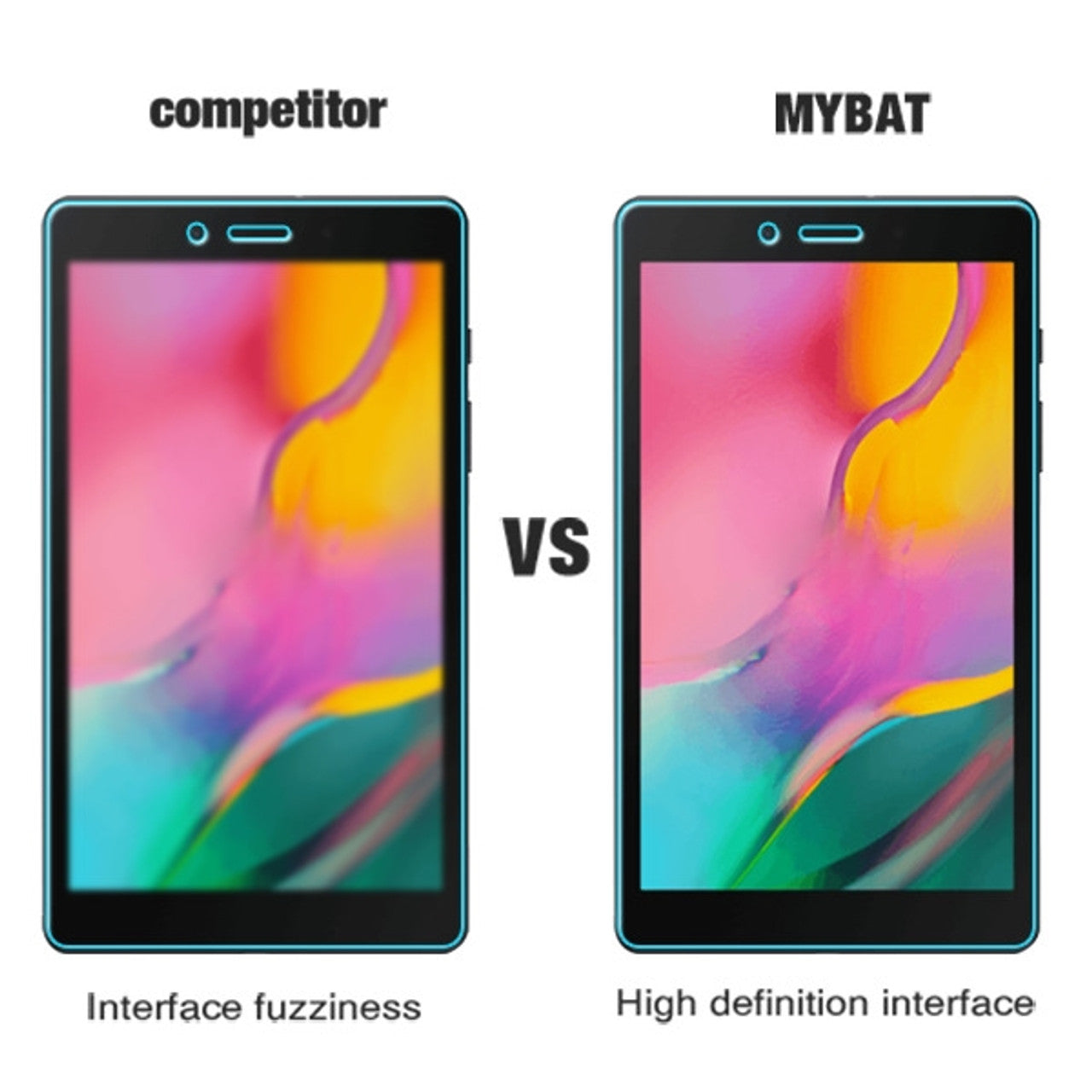 MyBat protector de pantalla de cristal templado para Samsung T290 Galaxy Tab A 8.0 2019 - MyBat tempered glass screen protector for Samsung T290 Galaxy Tab A 8.0 2019