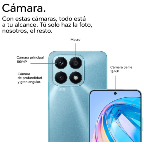 Honor X8A Teléfono inteligente 5G desbloqueado de fábrica  de 128 GB - Honor X8A 128GB Factory Unlocked 5G Smartphone